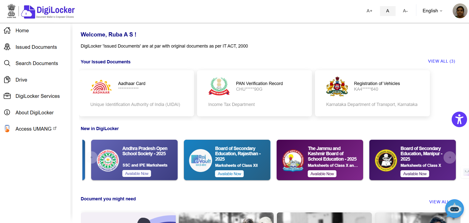 Type of web portal- Government web portal