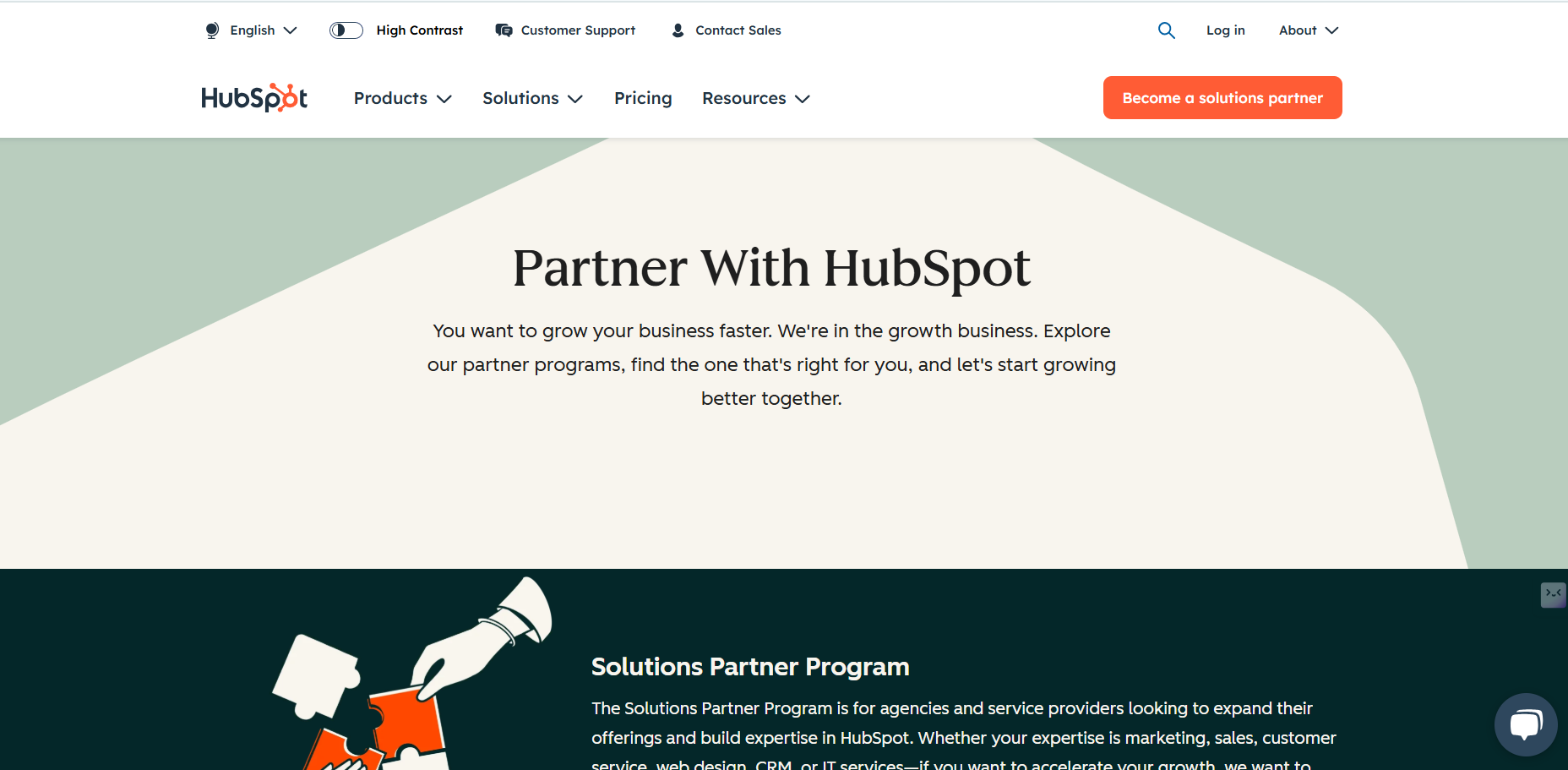 types of web portal- patner web portal- HUbspot