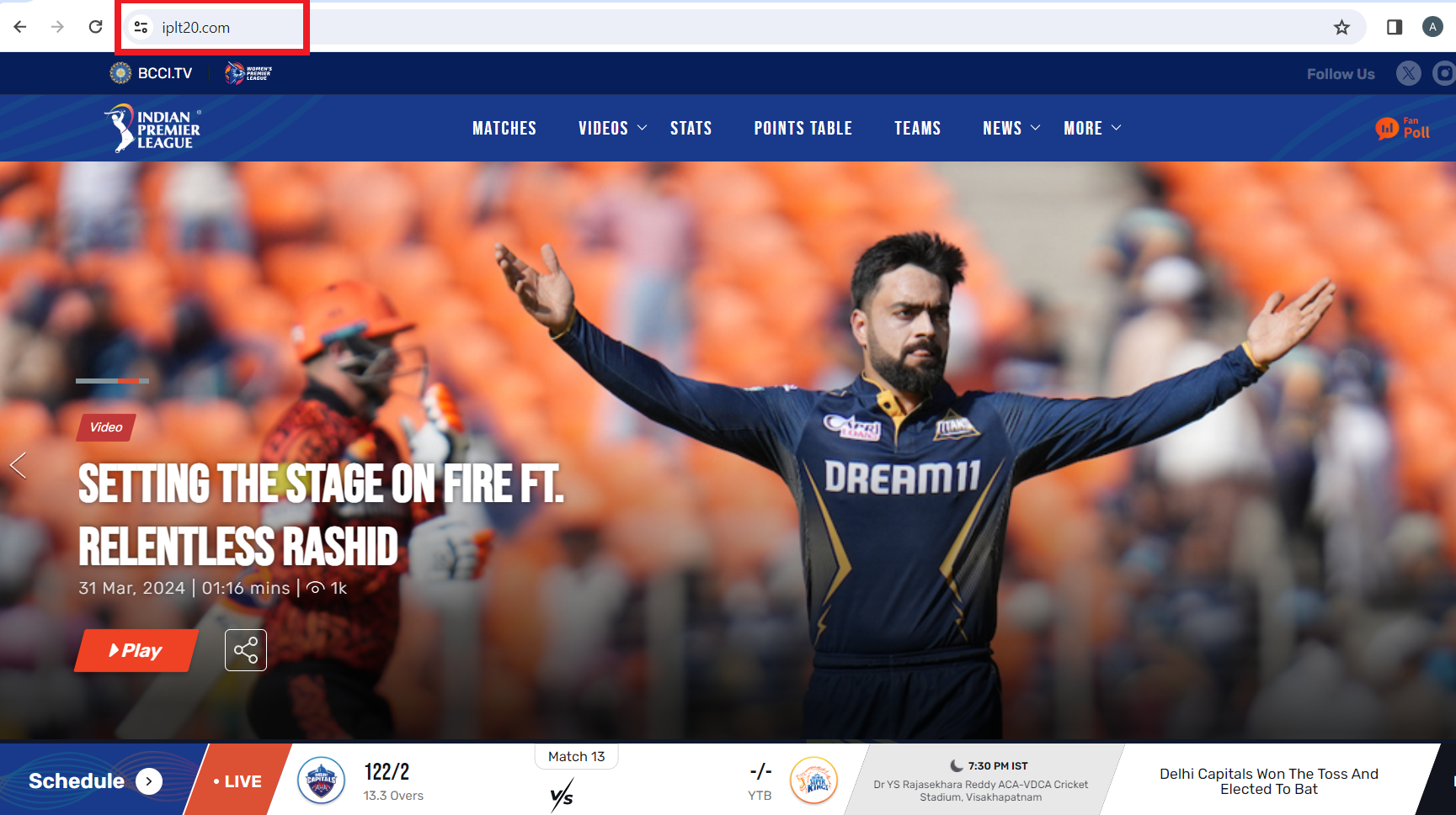 URL-structure-seo-friendly-1- IPL T20 Website